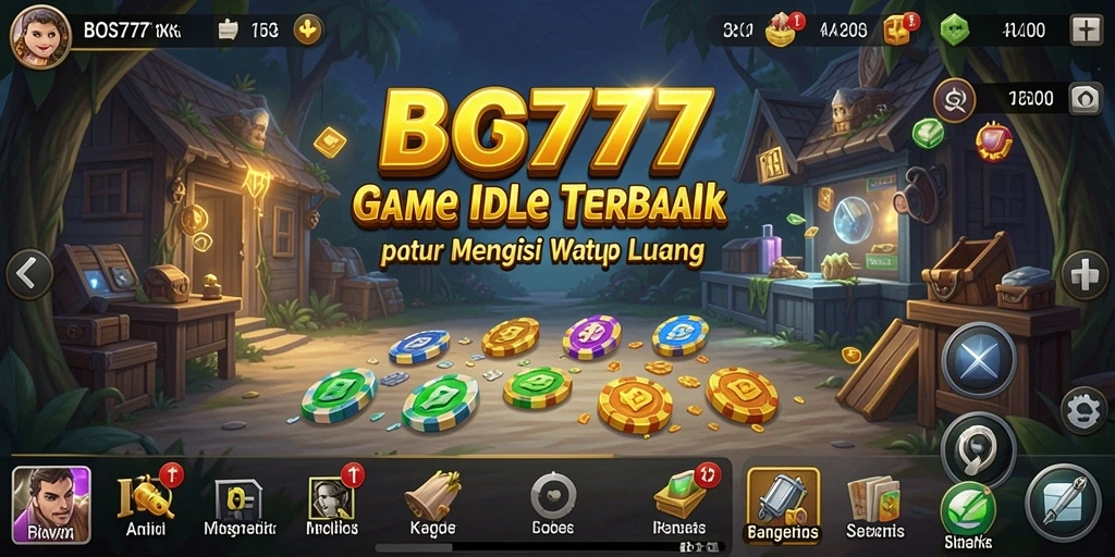 Screenshot menunjukkan momen seru dalam gameplay Idle BOS777.