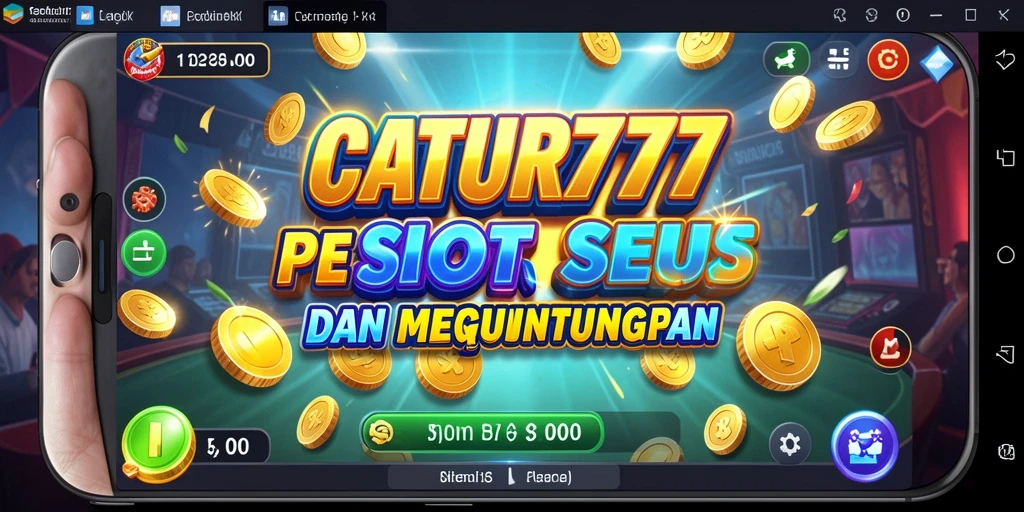 Tampilan gameplay slot yang seru dan menarik di CATUR777.
