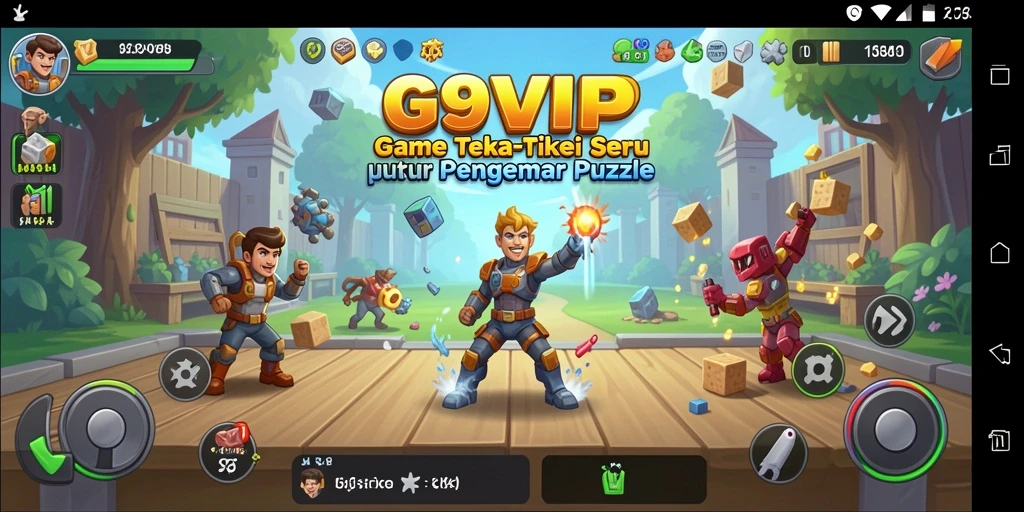 Tampilan gameplay G9VIP yang penuh tantangan Puzzle.