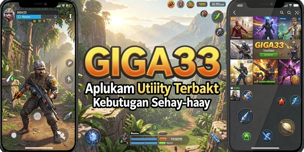 Screenshot utama GIGA33 menampilkan antarmuka pengguna yang intuitif dan mudah digunakan.