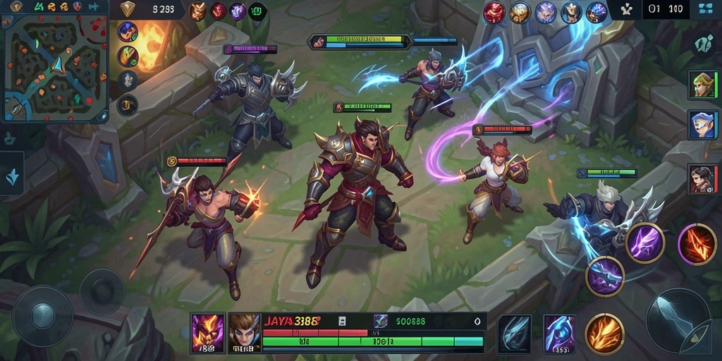 Gameplay seru dan menegangkan di JAYA388 MOBA.