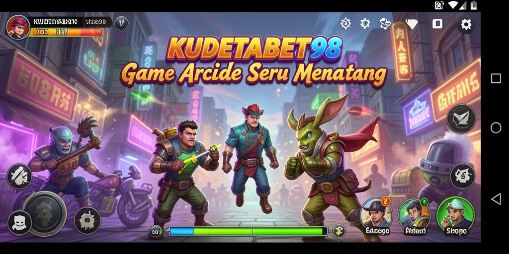Tampilan gameplay seru dan menantang di KUDETABET98.