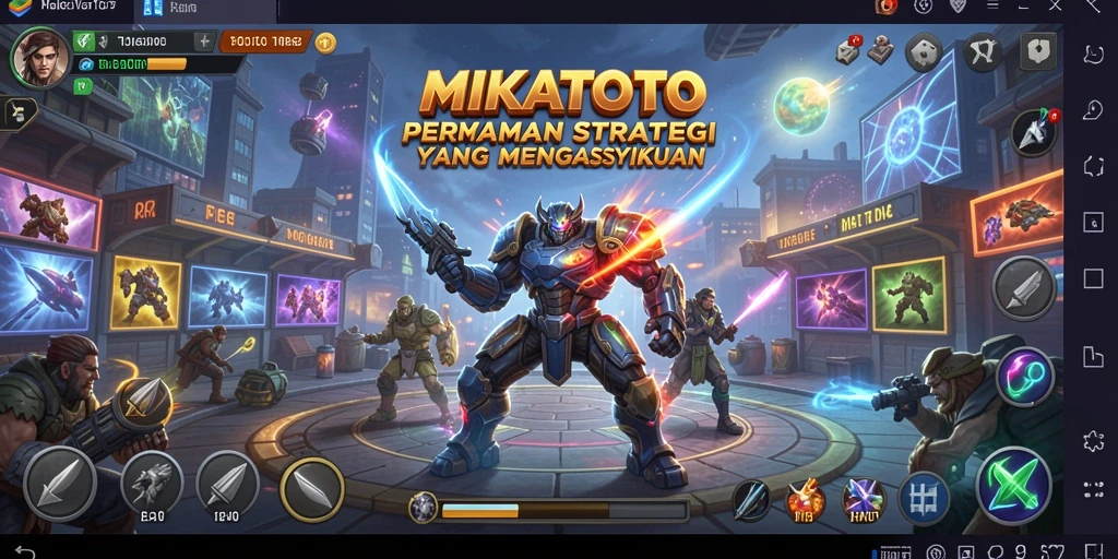 Tampilan menakjubkan dari gameplay MIKATOTO yang penuh strategi.