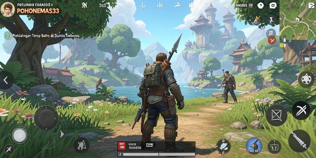 Tangkapan layar gameplay yang menampilkan eksplorasi dunia terbuka yang menarik.