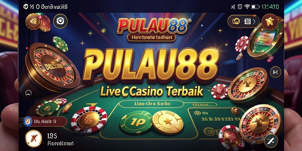 Screenshot PULAU88 menampilkan gameplay Live Casino yang seru dan interaktif.