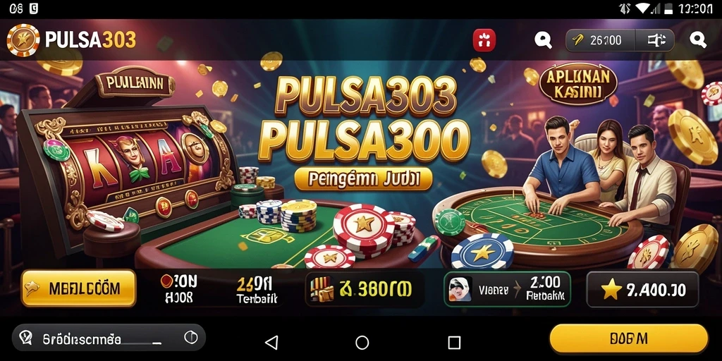 Tampilan gameplay menarik dari PULSA303 yang menunjukkan keseruan kasino.
