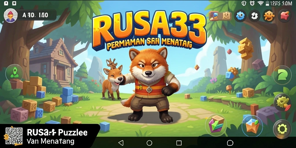 Tampilan menarik dari gameplay RUSA33 dengan puzzle yang menantang.