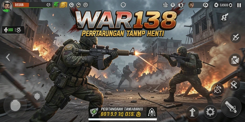 Tampilan aksi seru dari WAR138 dengan grafis memukau.